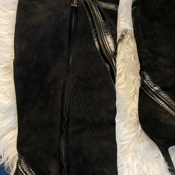 Versace suede knees heels boots - Picture 7 of 7